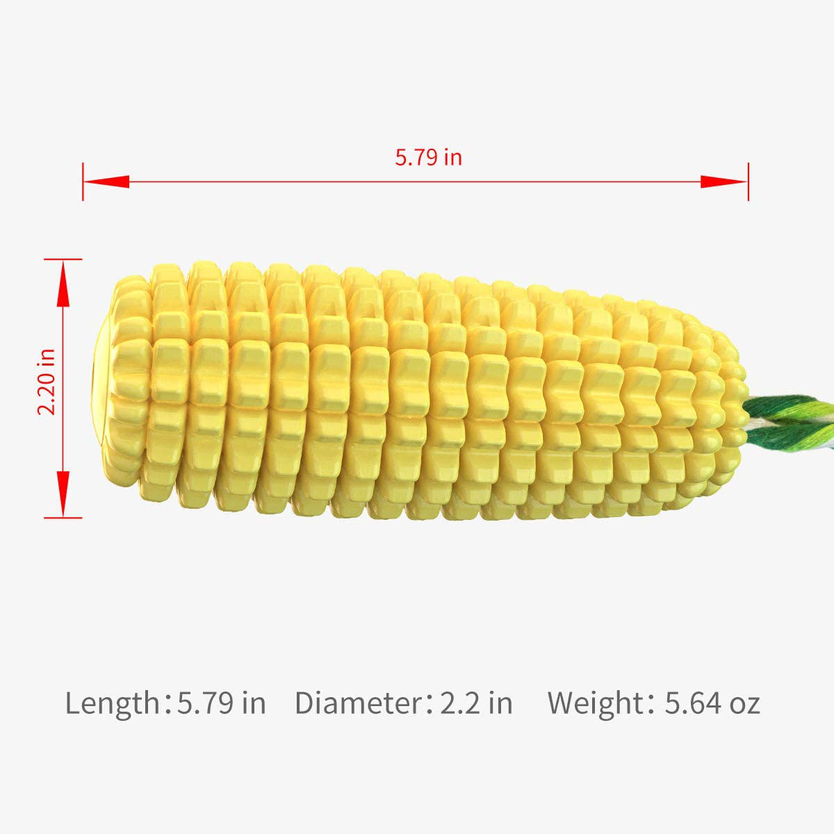 Dog Chew Toys, Puppy Toothbrush Clean Teeth Interactive Corn Toys, Dog Toys Aggressive Chewers Small Meduium Large Breed