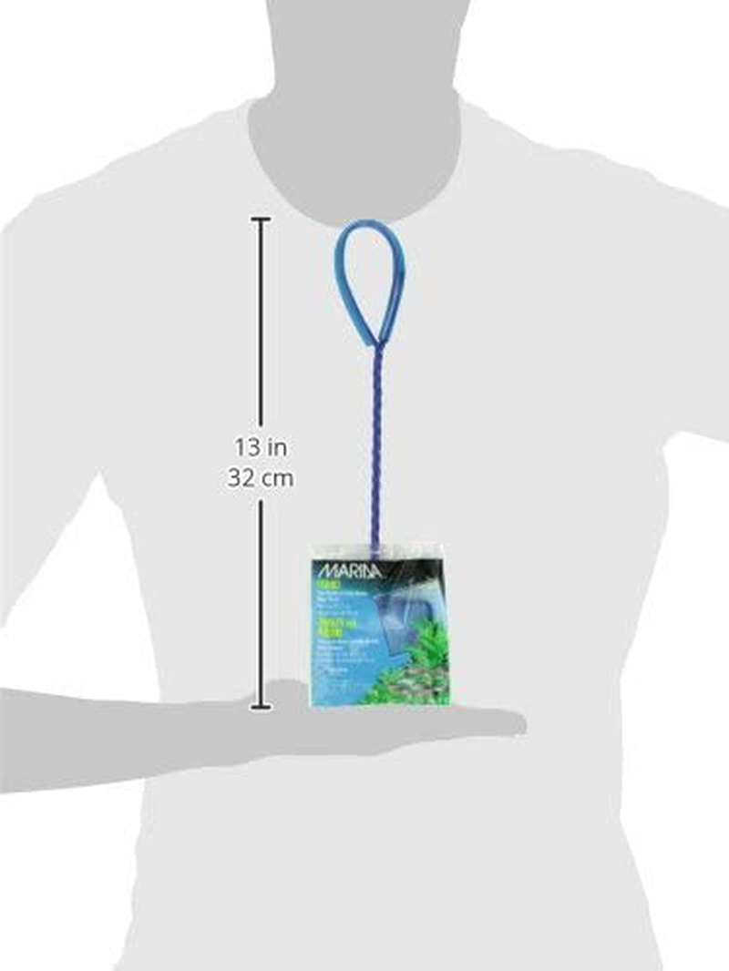 Marina Blue Fine Nylon Net with Handle, Aquarium Maintenance Tool, Blue Animals & Pet Supplies > Pet Supplies > Fish Supplies > Aquarium Fish Nets Rolf C. Hagen (USA) Corp.   