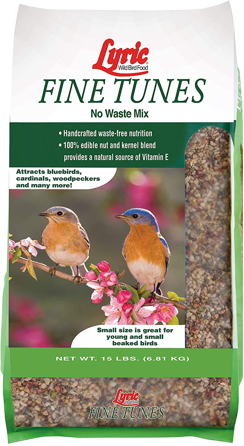 Lyric 2647440 Fine Tunes No Waste Bird Seed Mix, 15 Lb Animals & Pet Supplies > Pet Supplies > Bird Supplies > Bird Food Lyric Seed Mix 15 lb. 