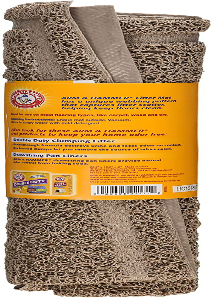 Arm and Hammer Stay Fresh Cat Litter Mat with Scatter Control Animals & Pet Supplies > Pet Supplies > Cat Supplies > Cat Litter Box Mats Doskocil   