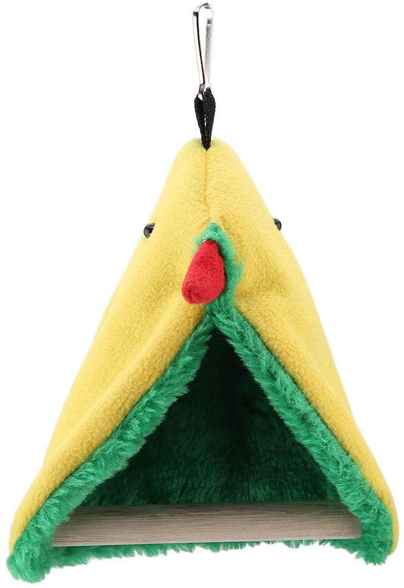 Plush Snuggle Bird Hammock,Youthink Bird Perches Stand Hammock Bird Bed Soft Plush Bird Cage Hanging Tent for Parakeet Cockatiel Hamster Gerbil Rat Animals & Pet Supplies > Pet Supplies > Bird Supplies > Bird Cages & Stands YOUTHINK   