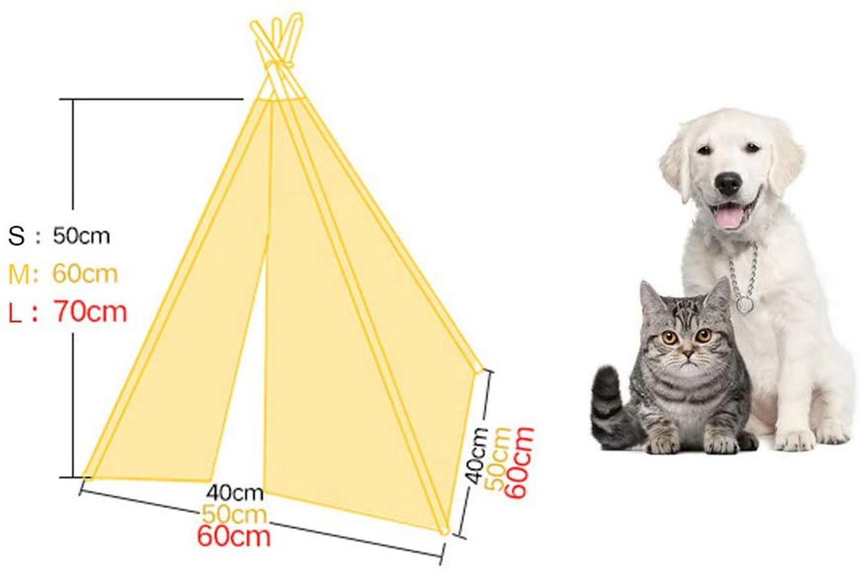Kinbelle Lace Pet Tent Dog Bed Cat Tipi Kennels Removable Washable Pet Teepee Play House (With Cushion)