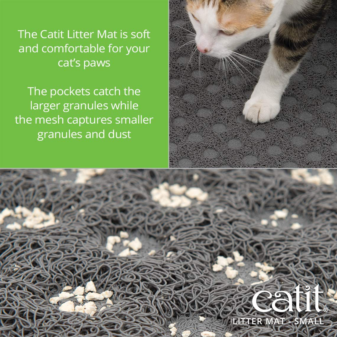 Catit Litter Mat Animals & Pet Supplies > Pet Supplies > Cat Supplies > Cat Litter Box Mats Catit   