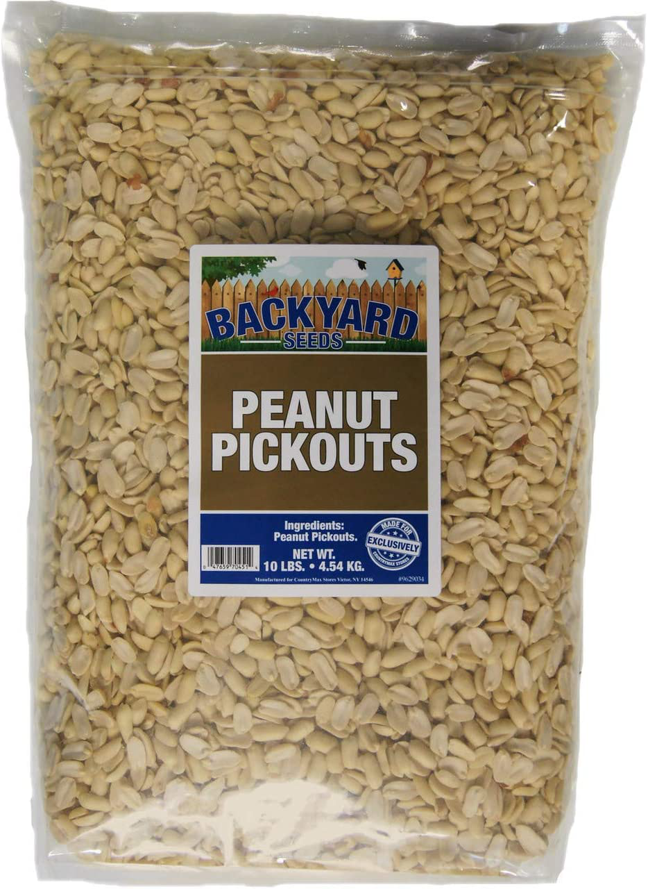 Backyard Seeds Shelled Peanut Pickouts Animals & Pet Supplies > Pet Supplies > Bird Supplies > Bird Food Backyard Seeds 10 Pound (Pack of 1)  