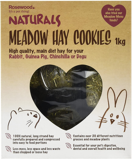 Rosewood Pet Meadow Hay Bales - Food for Small Animals (1 Pack), 2.2 Lb Animals & Pet Supplies > Pet Supplies > Small Animal Supplies > Small Animal Food Rosewood Pet   