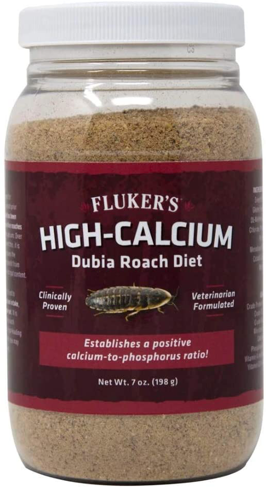 Fluker'S High Calcium Dubia Roach Diet, 7 Ounces, for Reptile Feeder Insects Animals & Pet Supplies > Pet Supplies > Reptile & Amphibian Supplies > Reptile & Amphibian Food Flukers   