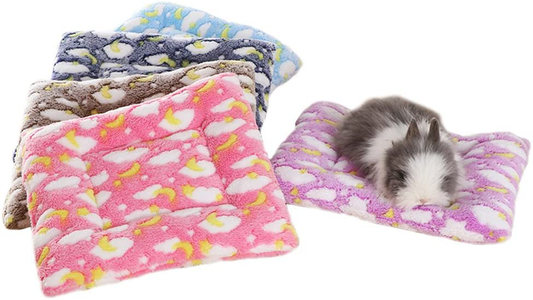 Small Animal Guinea Pig Hamster Bed House Winter Warm Squirrel Hedgehog Rabbit Chinchilla Bed Mat House Nest Hamster Accessories Animals & Pet Supplies > Pet Supplies > Small Animal Supplies > Small Animal Habitat Accessories FLAdorepet Random Medium 