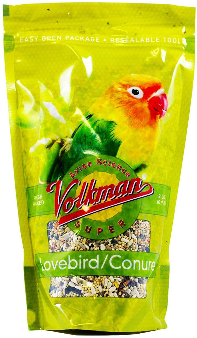 Volkman Seed Avian Science Super Lovebird/ Conure 2Lb Animals & Pet Supplies > Pet Supplies > Bird Supplies > Bird Treats Volkman   