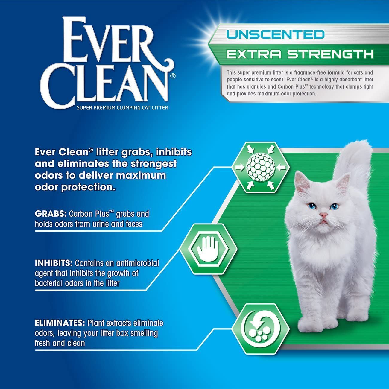 Ever Clean Extra Strength Cat Litter, Unscented