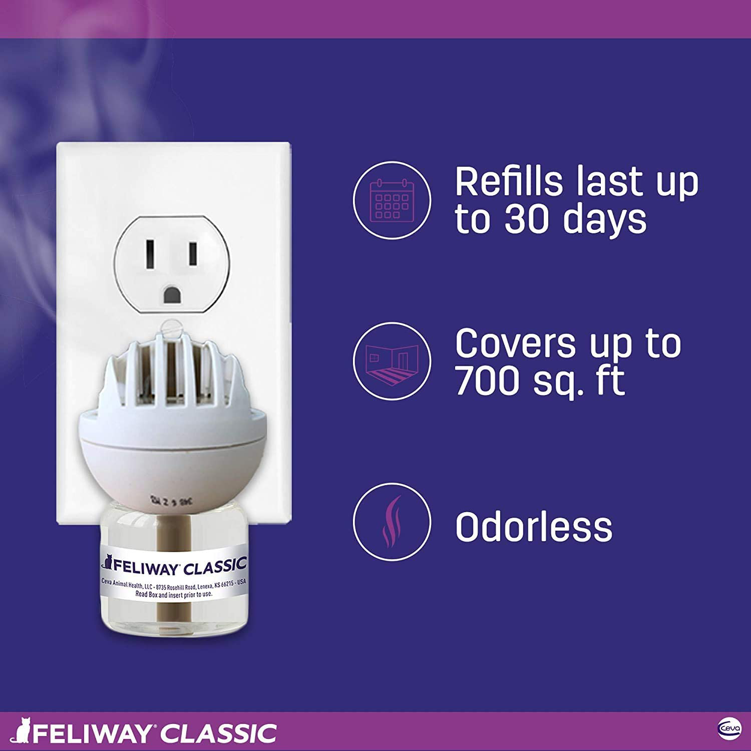 FELIWAY Classic Calming Diffuser Refill Animals & Pet Supplies > Pet Supplies > Bird Supplies > Bird Treats FELIWAY   