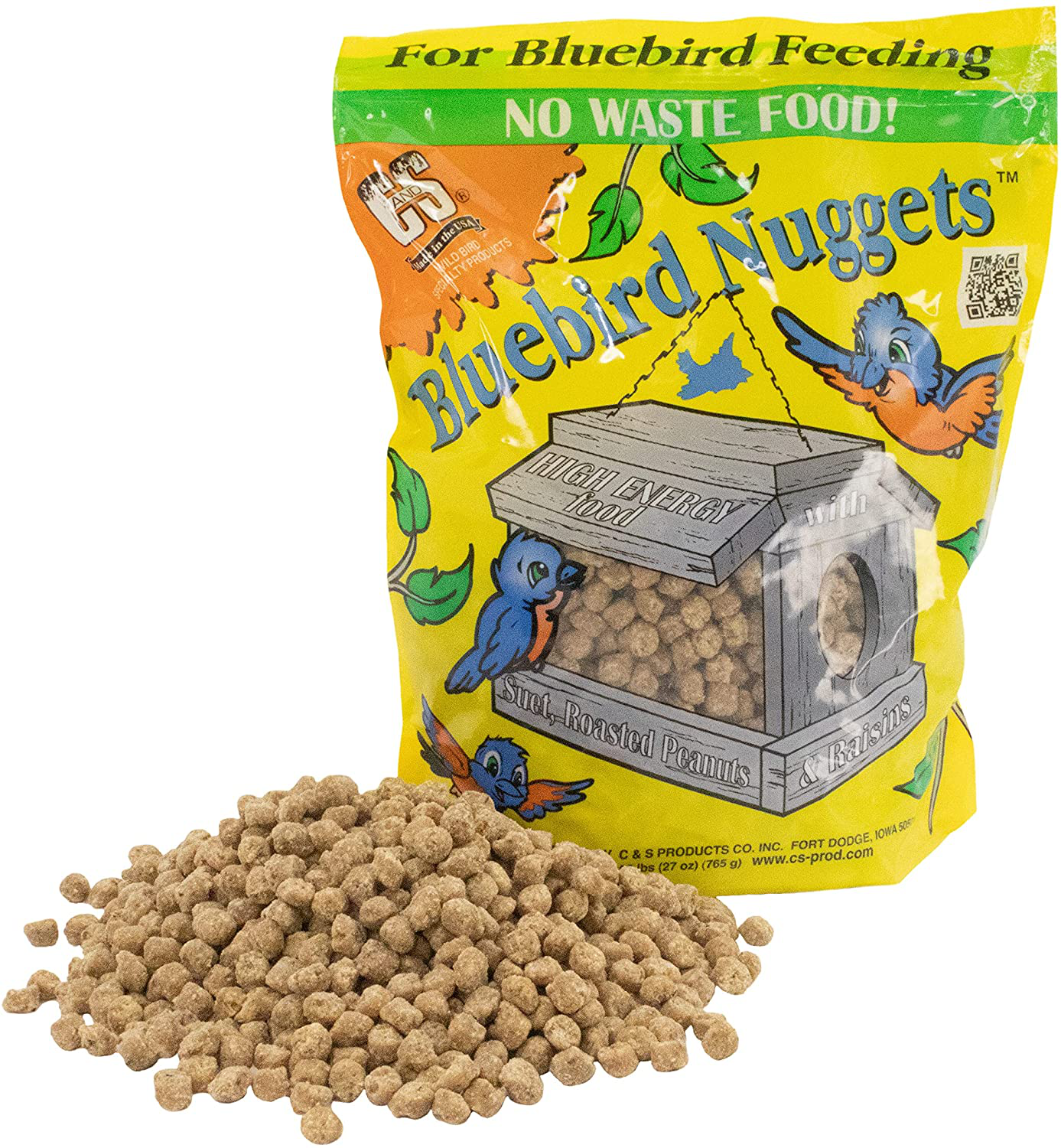 C&S Wild Bird Food Nuggets 27 Ounces, 6 Pack Animals & Pet Supplies > Pet Supplies > Bird Supplies > Bird Treats C&S   