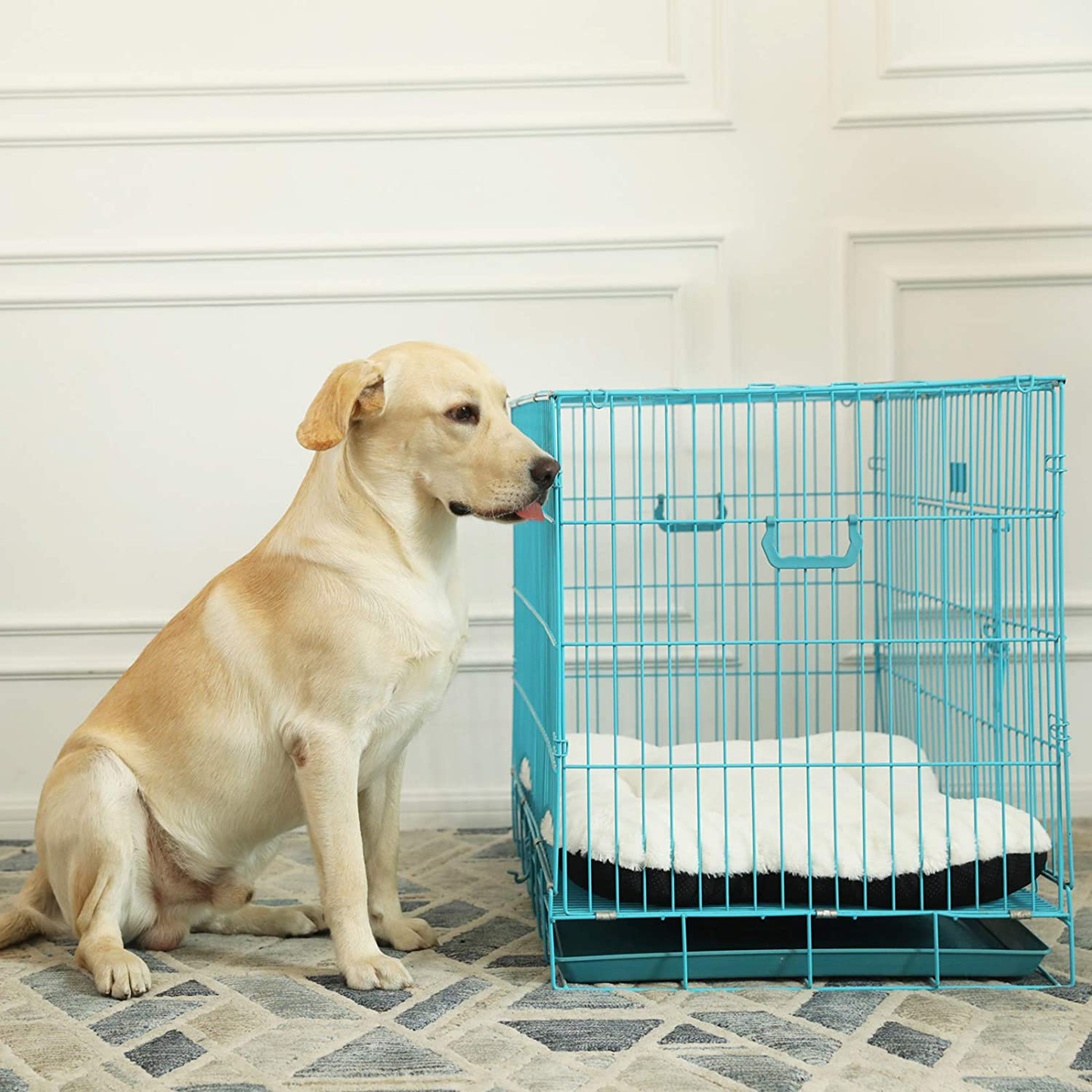 ANWA Dog Bed Medium Size Dogs, Washable Dog Crate Bed Cushion, Dog Crate Pad Large Dogs