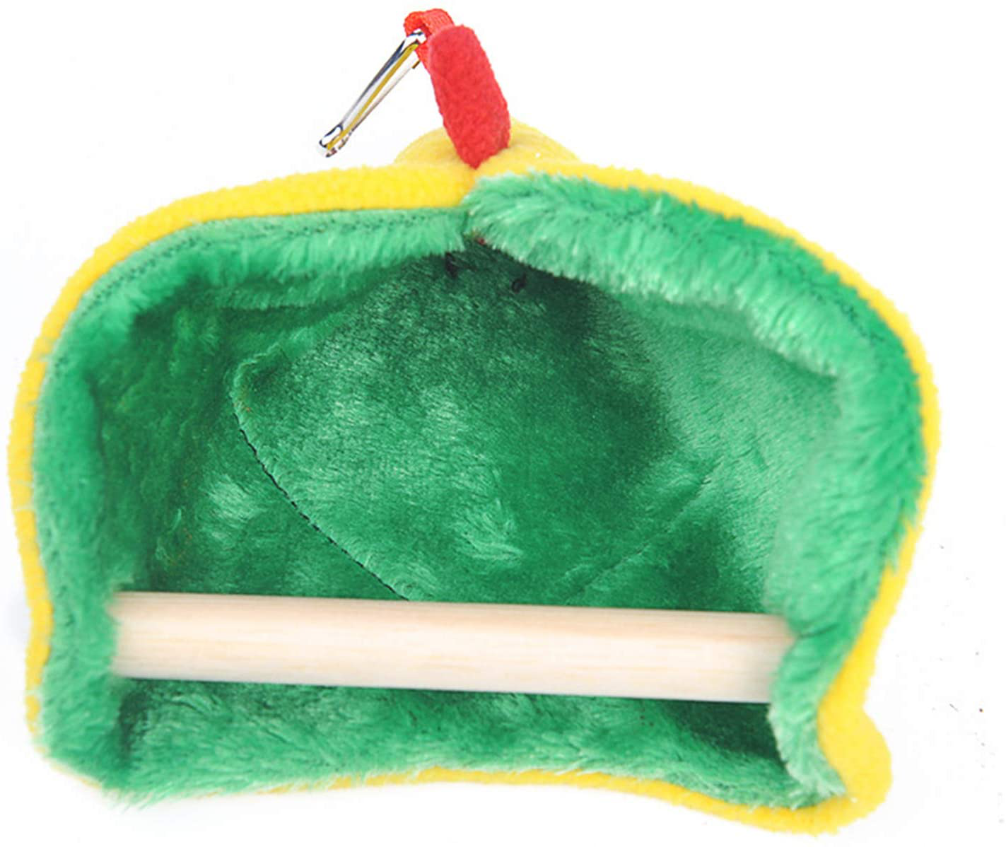Small Birds Tent Winter Warm plus Hut,Parrot Habitat with Standing Stick Bird Nest Hanging Hammock for Cage,Hideaway Cave Snuggle Sleeping Bed for Budgie Lovebirds Canaries Finches Small Conures Animals & Pet Supplies > Pet Supplies > Bird Supplies > Bird Cage Accessories Yagamii   