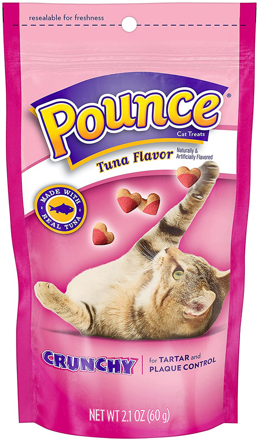 Pounce Tartar Control Crunchy Tuna Flavor Cat Treats, 2.1-Ounce (Pack of 12) Animals & Pet Supplies > Pet Supplies > Cat Supplies > Cat Treats Pounce   
