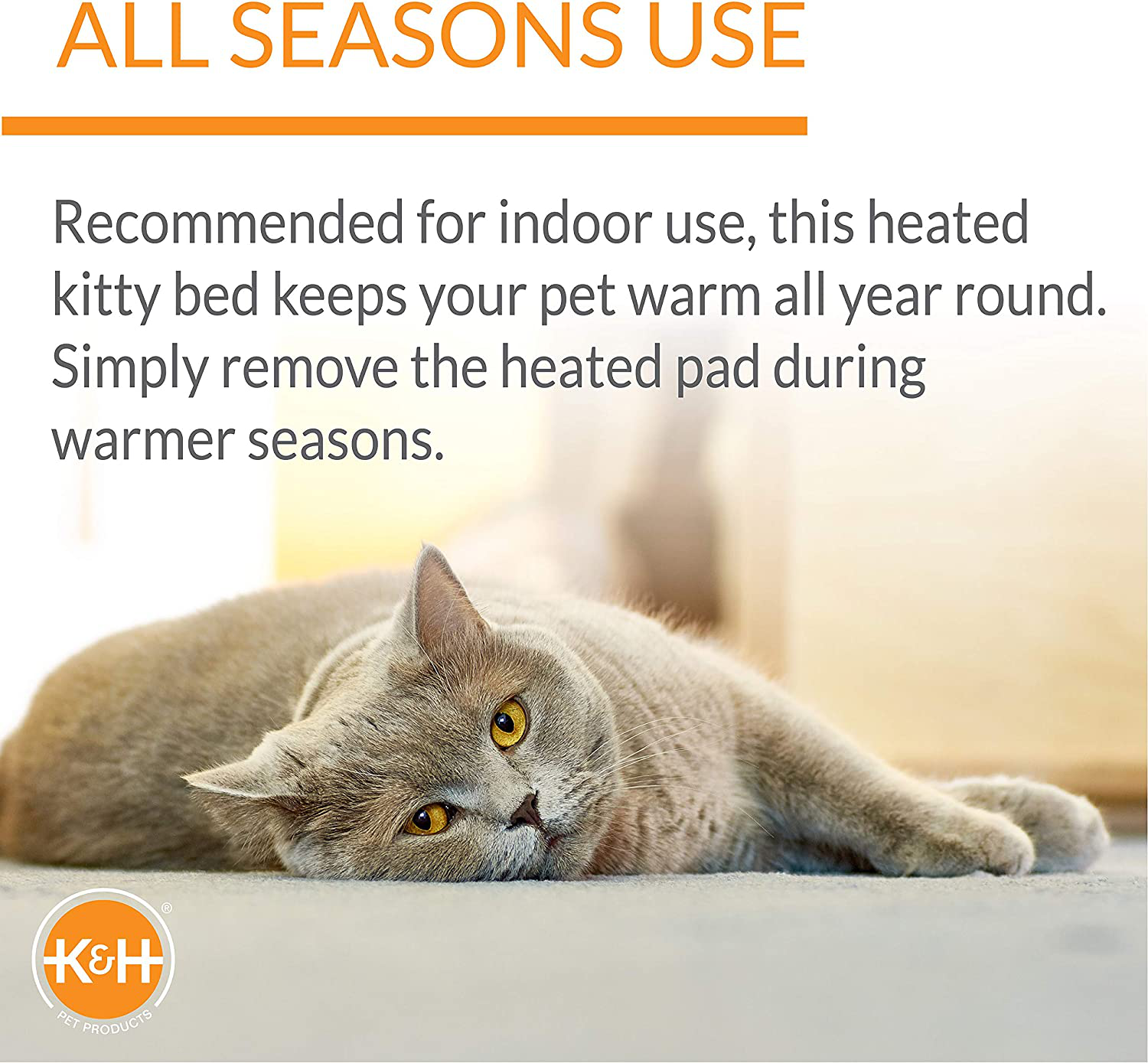 K&H Pet Products Heated Thermo-Kitty Heated Cat Bed Mocha/Tan - Multiple Sizes Animals & Pet Supplies > Pet Supplies > Cat Supplies > Cat Beds K&H PET PRODUCTS   