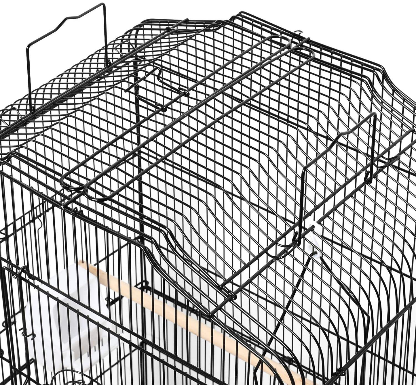 Topeakmart Open Play Top Bird Cage Parakeet Cage with Stand for Small Parrot Budgies Finches Canaries Lovebirds Animals & Pet Supplies > Pet Supplies > Bird Supplies > Bird Cages & Stands Topeakmart   