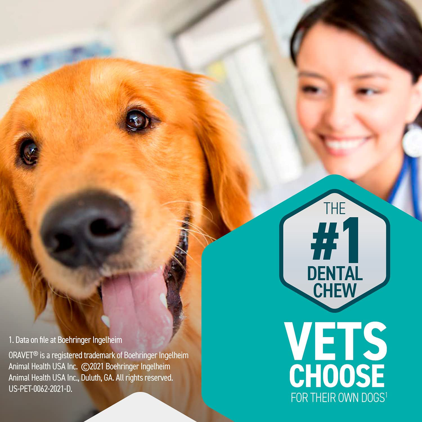 Oravet Dental Hygiene Chews for Medium Dogs 25-50 Lbs Animals & Pet Supplies > Pet Supplies > Dog Supplies > Dog Treats OraVet   