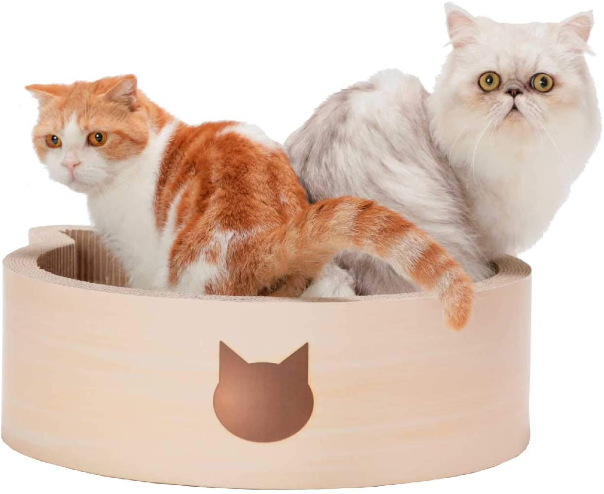 Necoichi Cat-Headed Scratcher Bed Animals & Pet Supplies > Pet Supplies > Cat Supplies > Cat Beds Necoichi Birch Large 