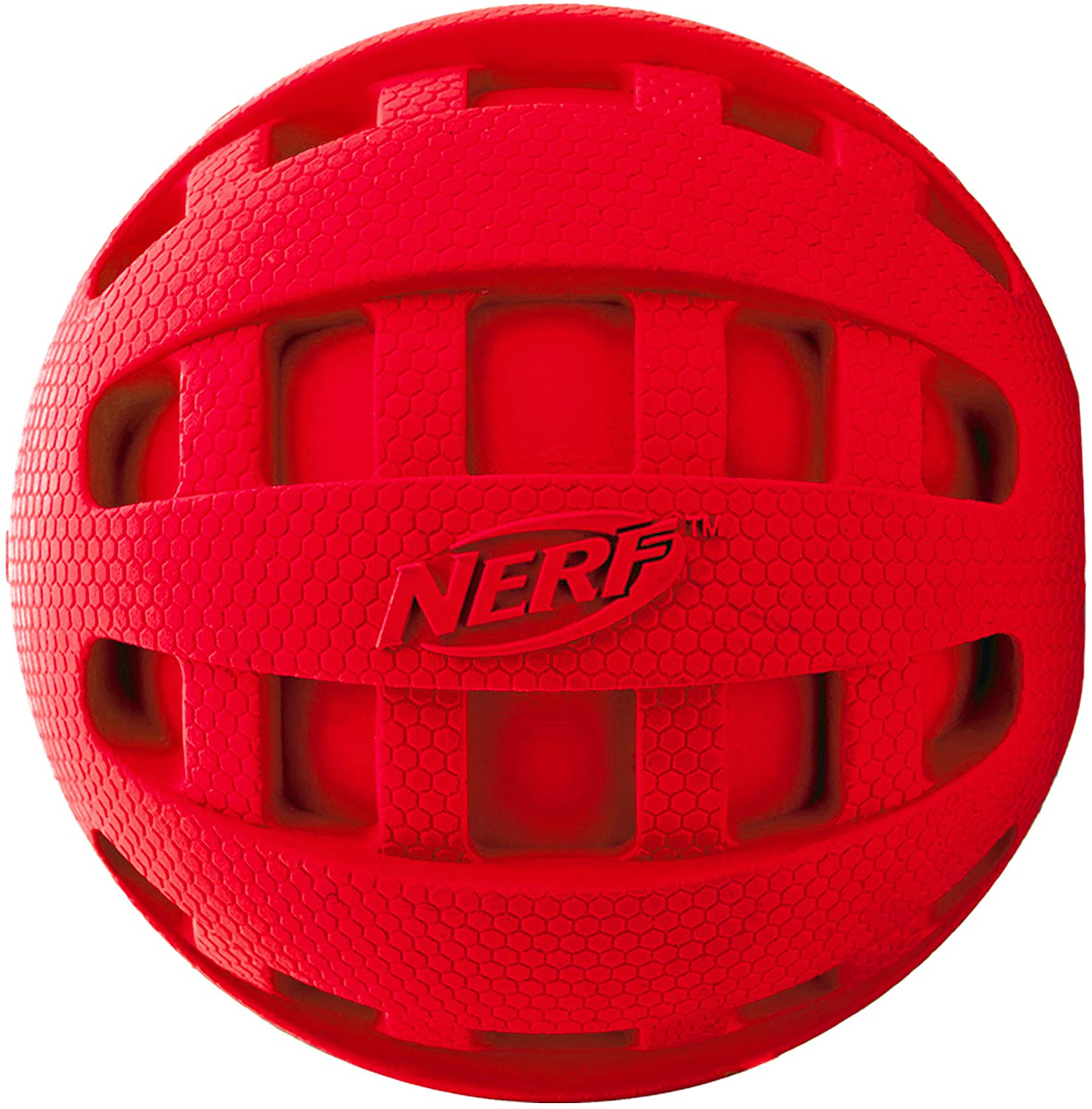 Nerf Dog Checker Ball Dog Toys, Lightweight, Durable and Water Resistant, Non-Toxic, Bpa-Free, Assorted Sizes and Colors Animals & Pet Supplies > Pet Supplies > Dog Supplies > Dog Toys Nerf Dog   
