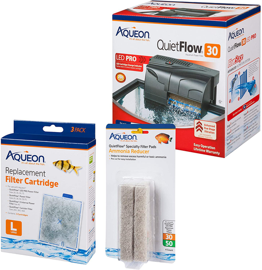 Aqueon Aquarium Filter Kit W/Media (4 Month Supply)