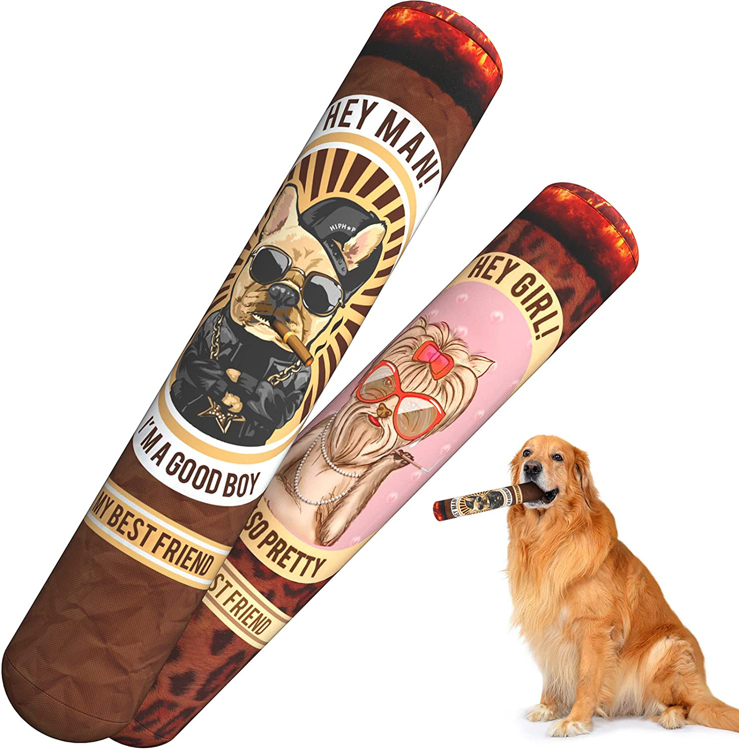 Oneisall Funny Cute Dog Toys for Large Medium Dogs Dog Squeak