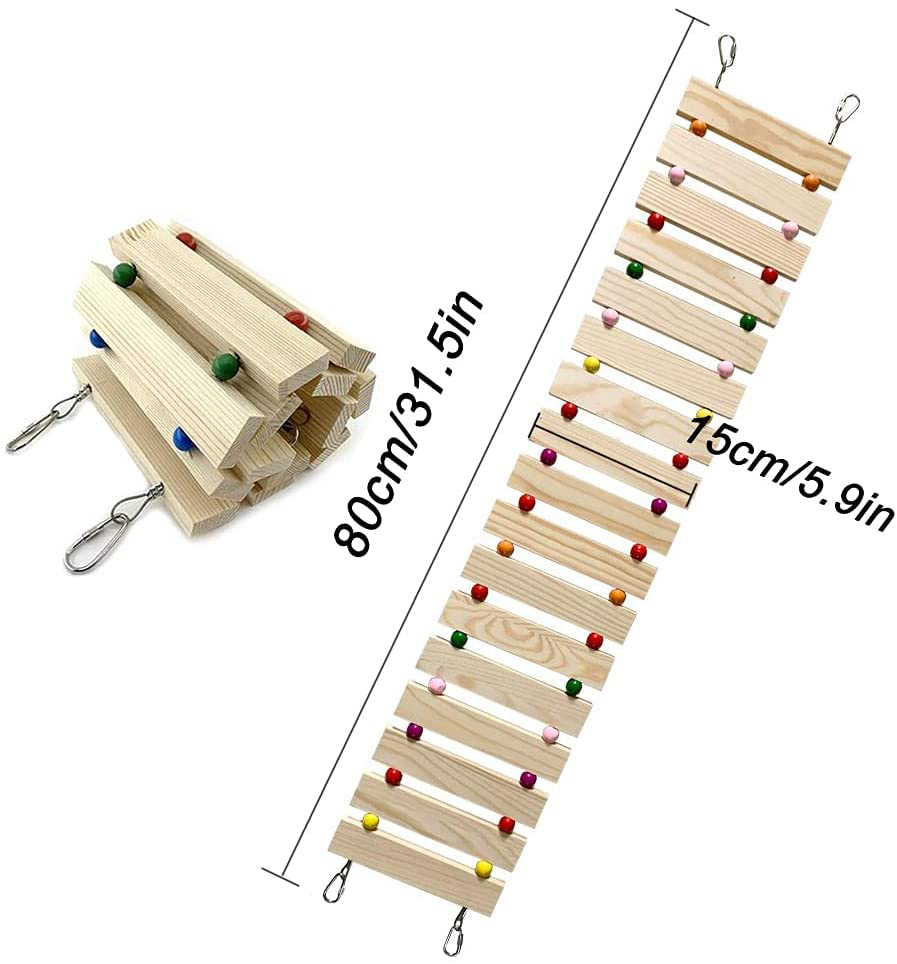 Nynelly Chicken Coop Toy,Chicken Toys,Natural Wood Chicken Ladder,Chicken Swing,Chicken Perch Stand for Birds Poultry Rooster Chicks Animals & Pet Supplies > Pet Supplies > Bird Supplies > Bird Ladders & Perches Nynelly   