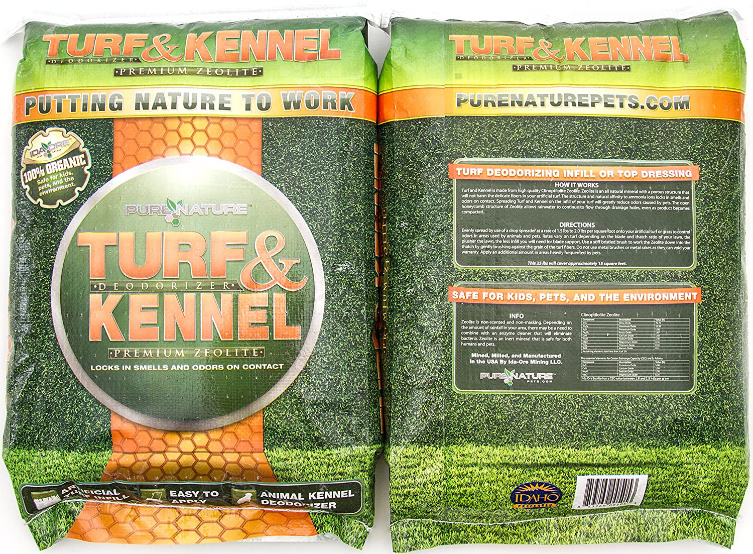 Pure Nature Pets Turf and Kennel Deodorizer, 25-Pound Animals & Pet Supplies > Pet Supplies > Dog Supplies > Dog Kennels & Runs Pure Nature Pets   