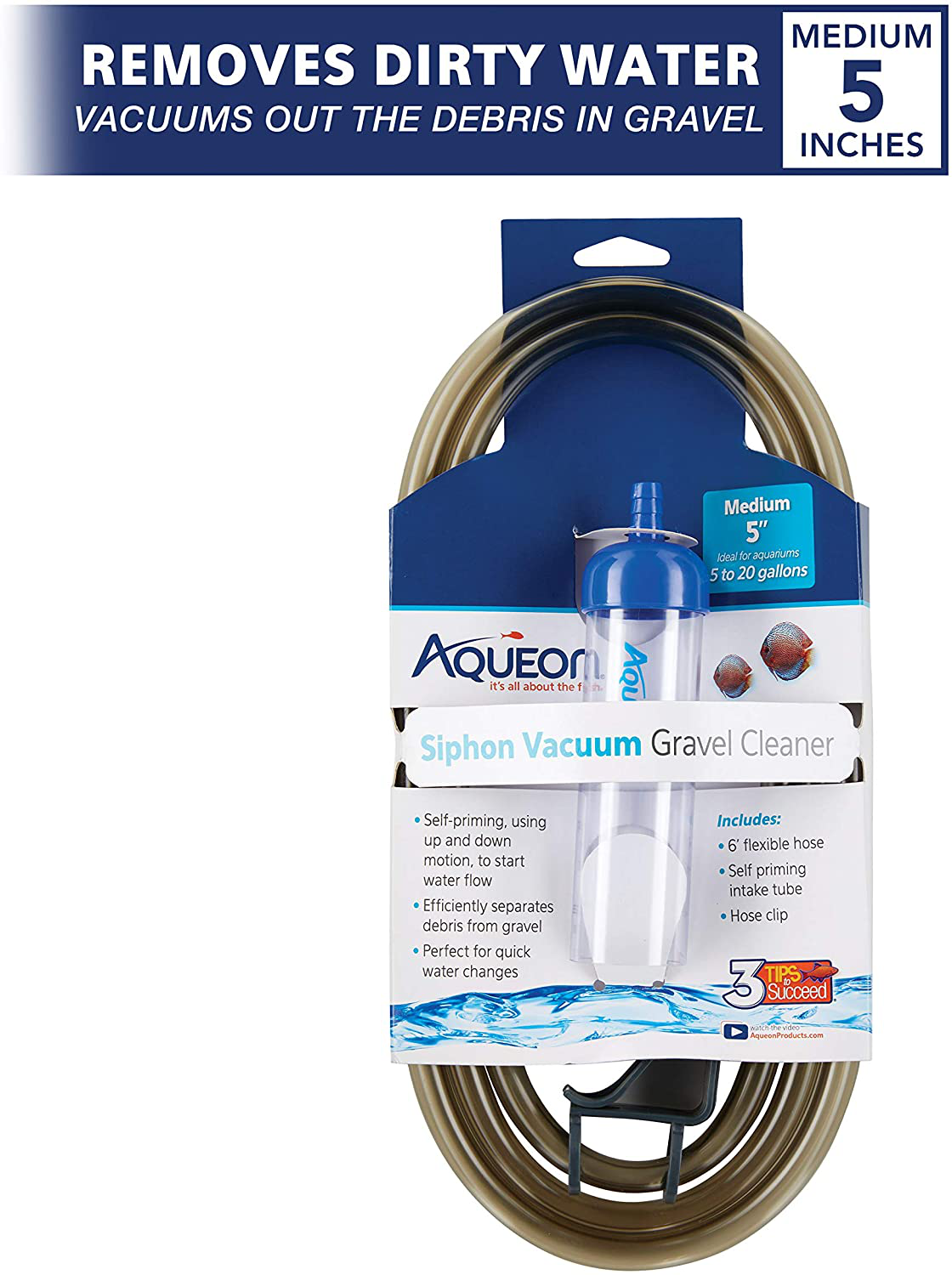 Aqueon Aquarium Siphon Vacuum Gravel Cleaner Animals & Pet Supplies > Pet Supplies > Fish Supplies > Aquarium Gravel & Substrates Aqueon   