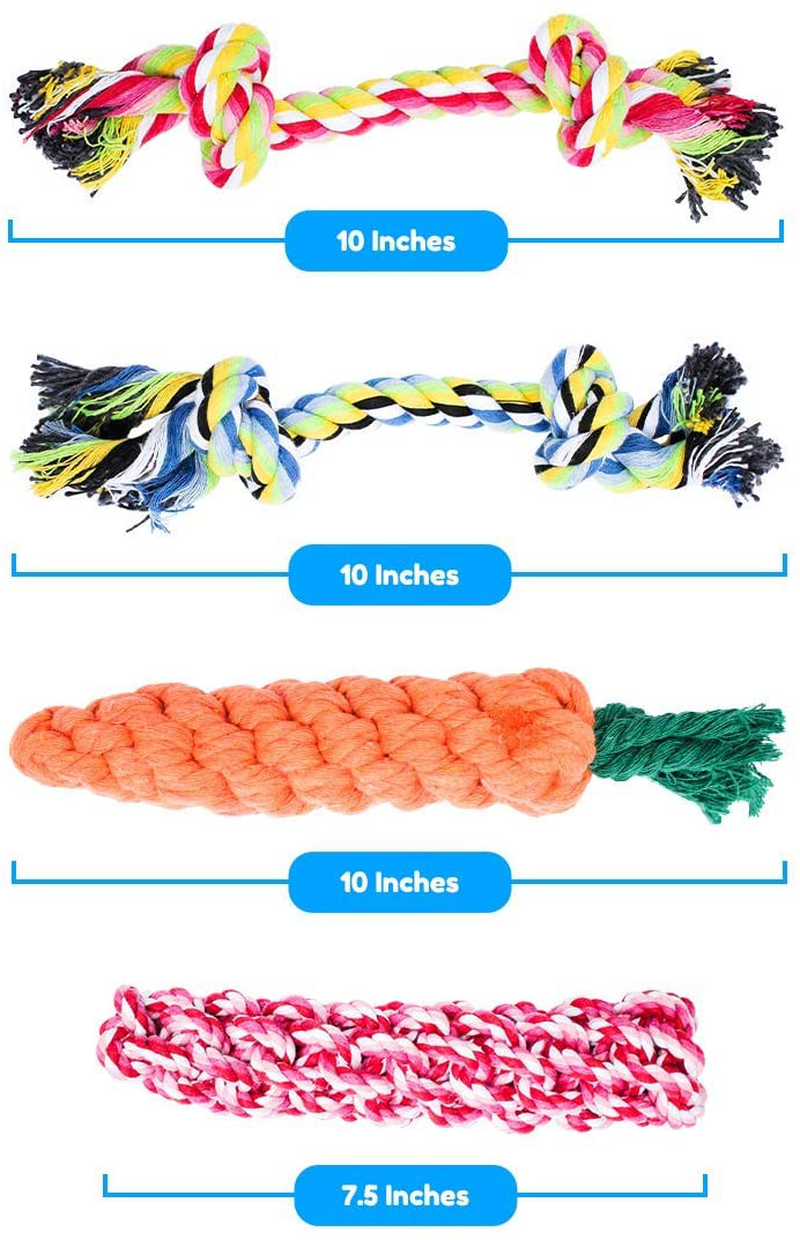 Pacific Pups Products - Dog Rope Toys for Aggressive CHEWERS - Set of 11 Nearly Indestructible Dog Toys - Bonus Giraffe Rope Toy - Benefits NONPROFIT Dog Rescue Animals & Pet Supplies > Pet Supplies > Dog Supplies > Dog Toys Pacific Pups Products supporting pacificpuprescue.com   