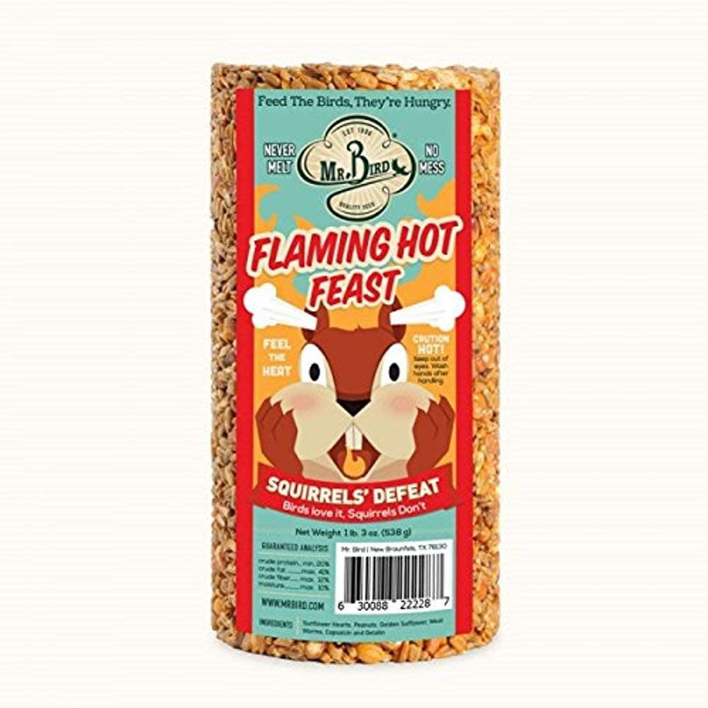 Mr. Bird Flaming Hot Feast Small Cylinder 19 Oz. Animals & Pet Supplies > Pet Supplies > Bird Supplies > Bird Food Mr. Bird   