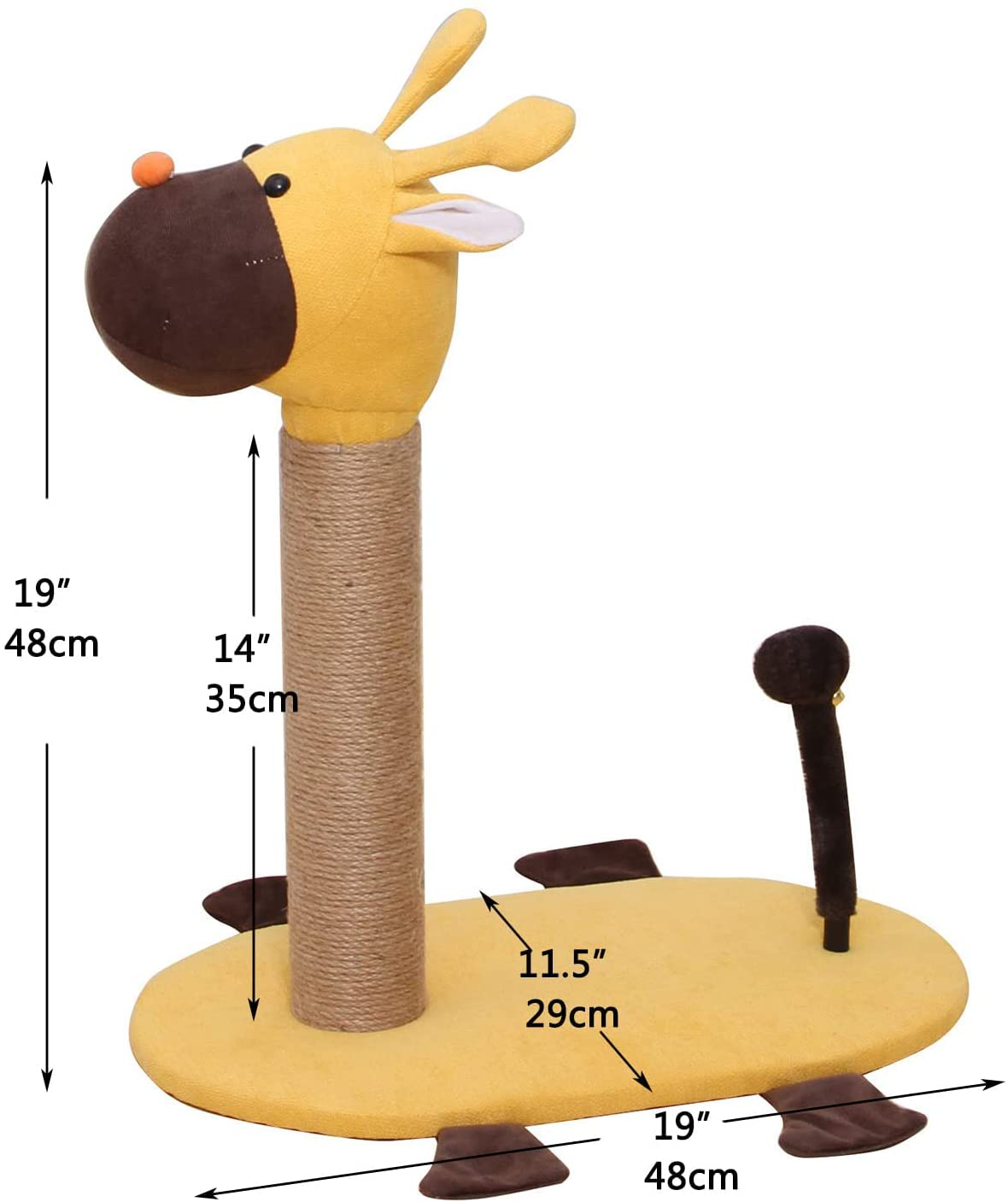 Catry Cat Scratching Post Animals & Pet Supplies > Pet Supplies > Cat Supplies > Cat Furniture Catry   