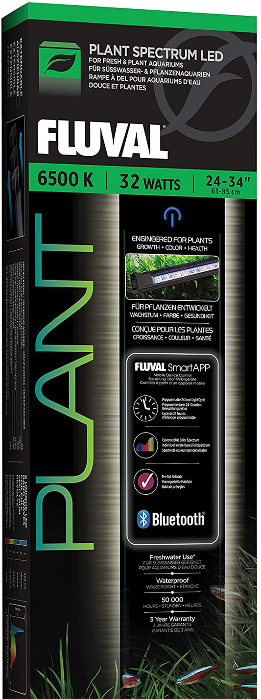 Fluval Plant 3.0 LED Planted Aquarium Lighting, 32 Watts, 24-34 Inches Animals & Pet Supplies > Pet Supplies > Fish Supplies > Aquarium Lighting Fluval 32 W  