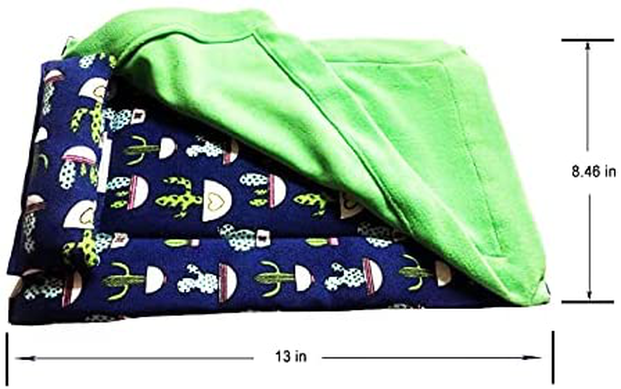 Reptile Sleeping Bag, Bearded Dragon Accessories, Bearded Dragon Bed with Pillow and Blanket, Lizard Hideout Habitat with Soft Warm Small Animal Sleep Bag Set Animals & Pet Supplies > Pet Supplies > Small Animal Supplies > Small Animal Habitat Accessories Unknown   