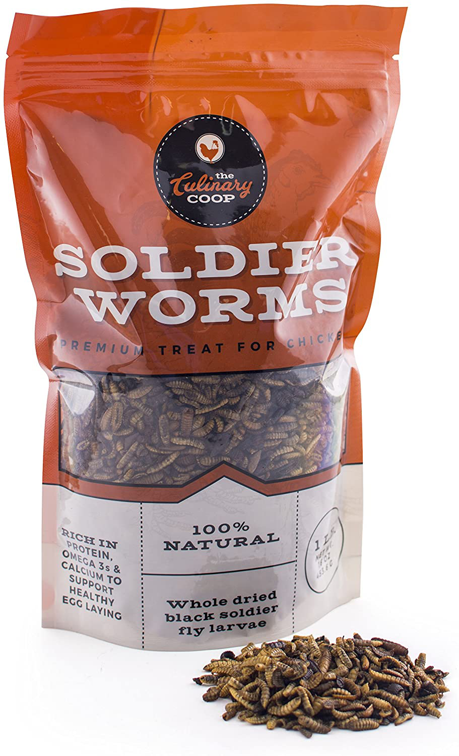 Fluker'S Culinary Coop Soldier Worms Premium Treats for Chickens Animals & Pet Supplies > Pet Supplies > Bird Supplies > Bird Treats Fluker's   