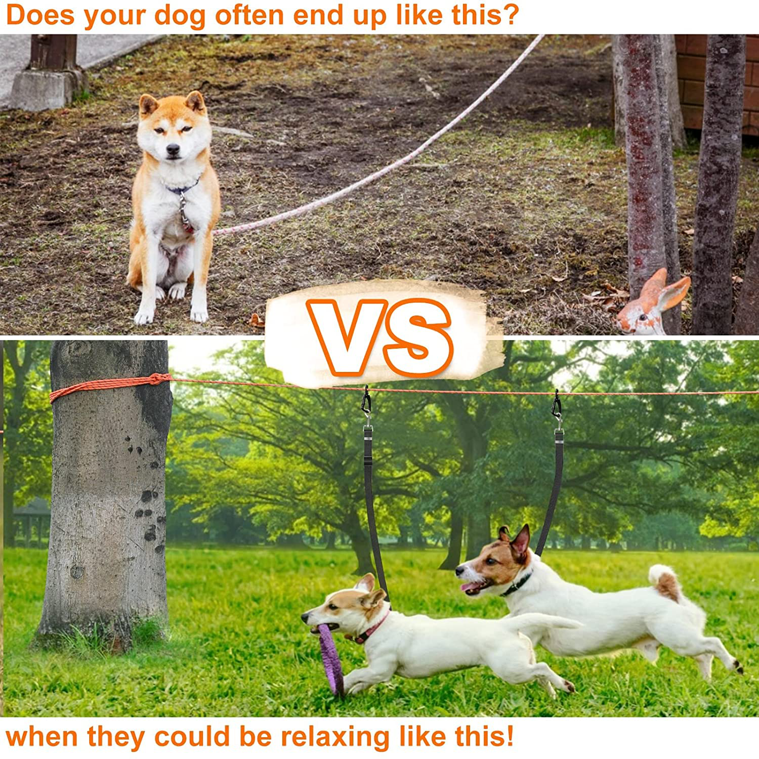 Dog tether line deals