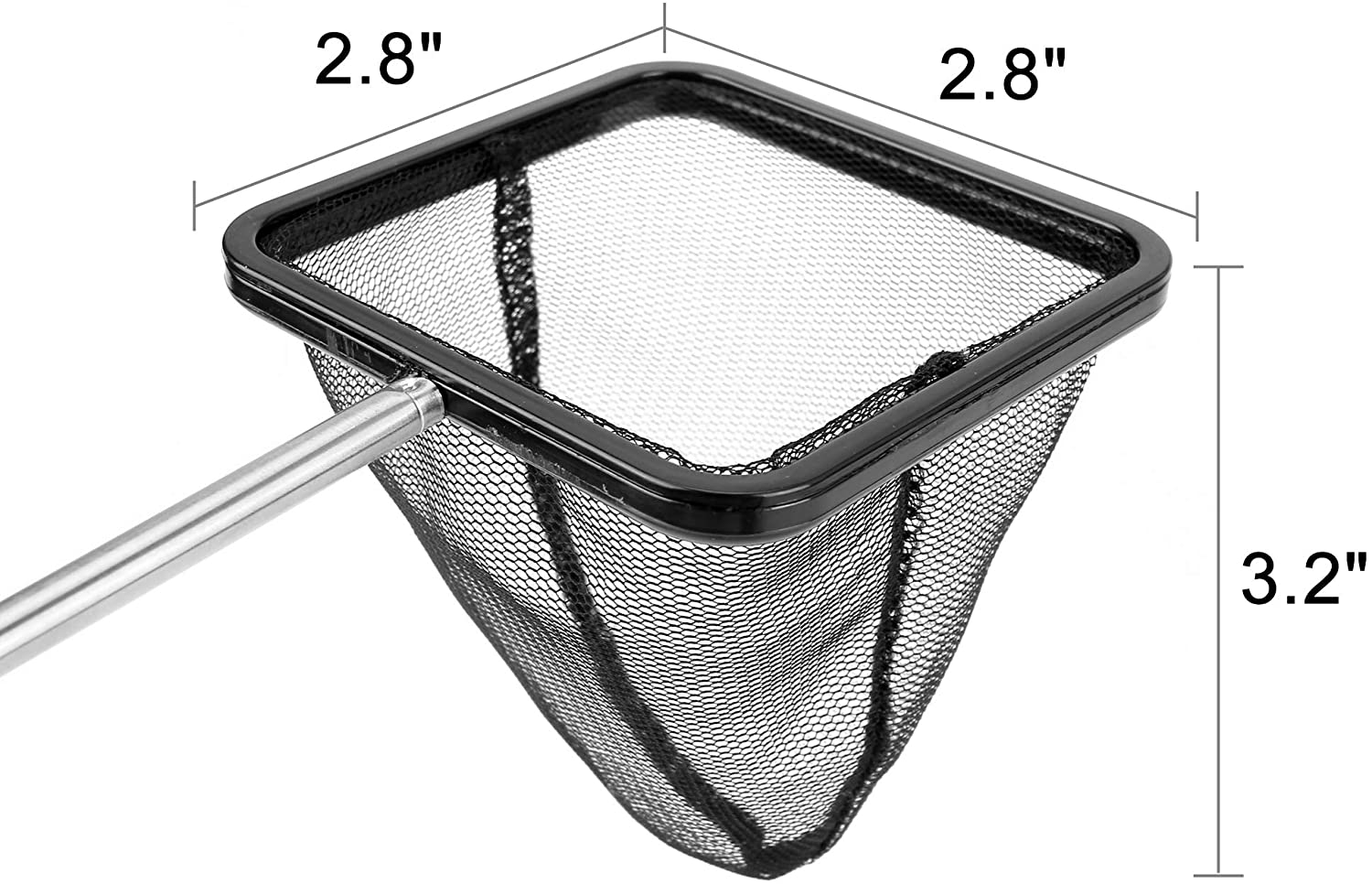 Filhome Aquarium Fish Net with Extendable Stainless Steel Long Handle, Fine Mesh Fish Net for Fish Tank, Betta Fish Net Animals & Pet Supplies > Pet Supplies > Fish Supplies > Aquarium Fish Nets Filhome   