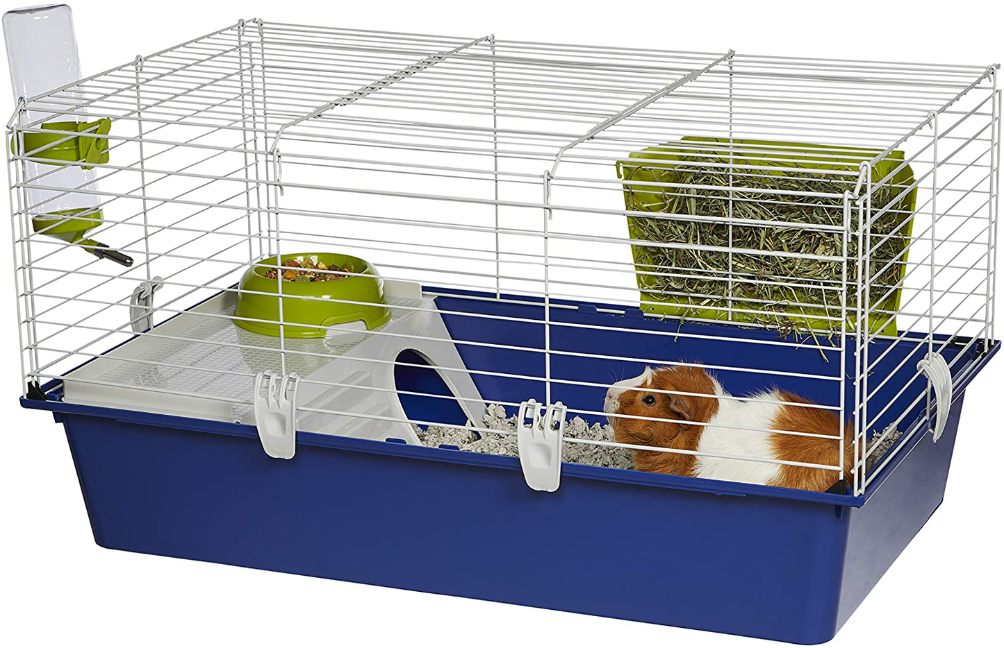 Midwest Homes for Pets Critterville Cleo Guinea Pig Cage | Includes All Accessories, Blue, Large (171CL) Animals & Pet Supplies > Pet Supplies > Small Animal Supplies > Small Animal Habitat Accessories MidWest Homes for Pets   