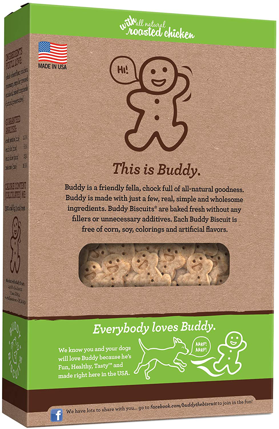 Cloud Star Itty Bitty Buddy Biscuits - Roasted Chicken Flavor - 8Oz. Animals & Pet Supplies > Pet Supplies > Cat Supplies > Cat Treats Buddy Biscuits   