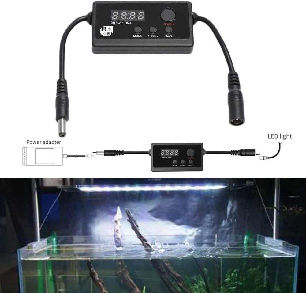 Way2Top Fish Tank Aquarium Light LED Dimmer Aquarium Light Modulator Lighting Controller Intelligent Timing Dimming System