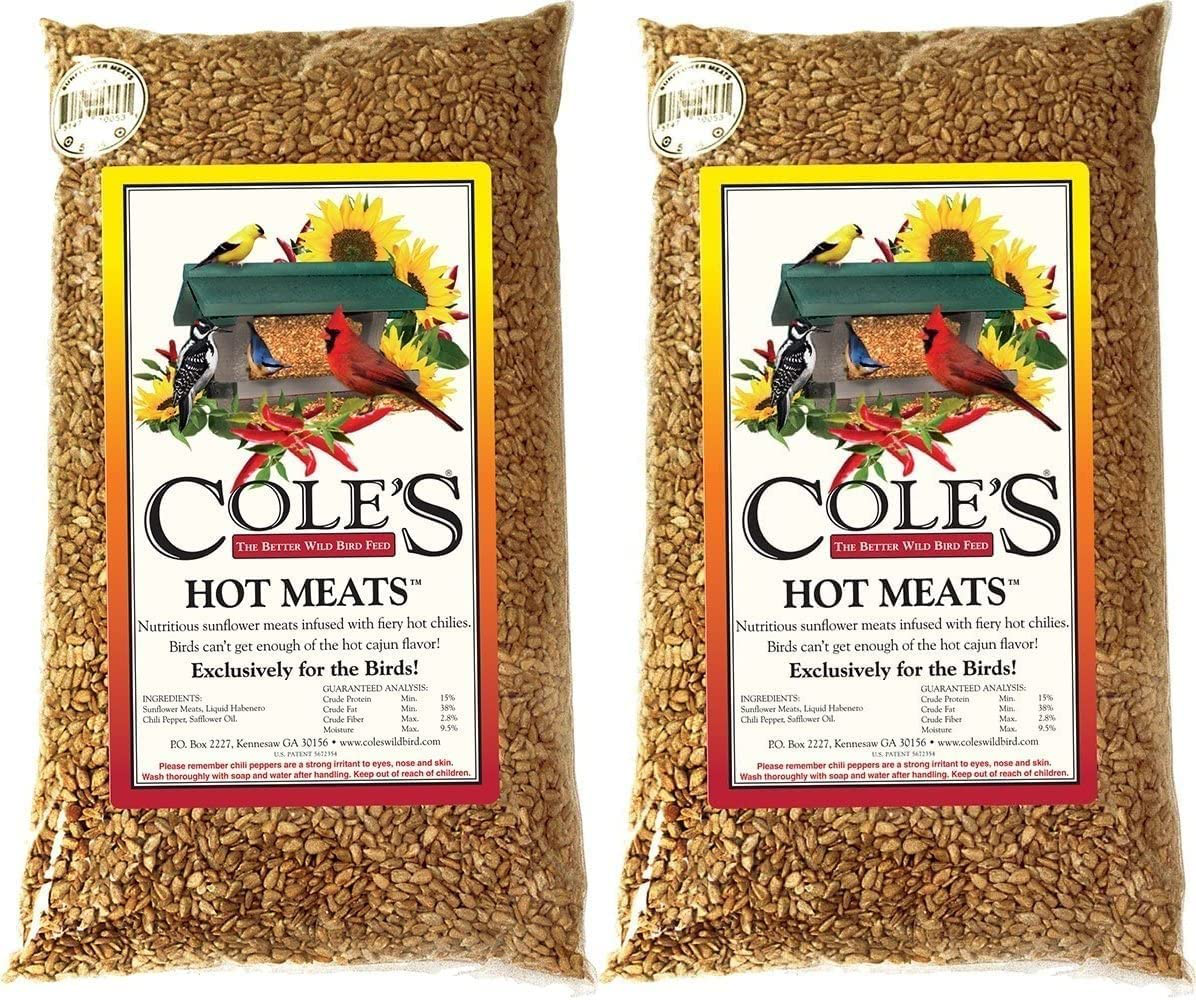 Cole'S HM20 Hot Meats Bird Seed, 20-Pound Animals & Pet Supplies > Pet Supplies > Bird Supplies > Bird Food Cole's Wild Bird Products 2  