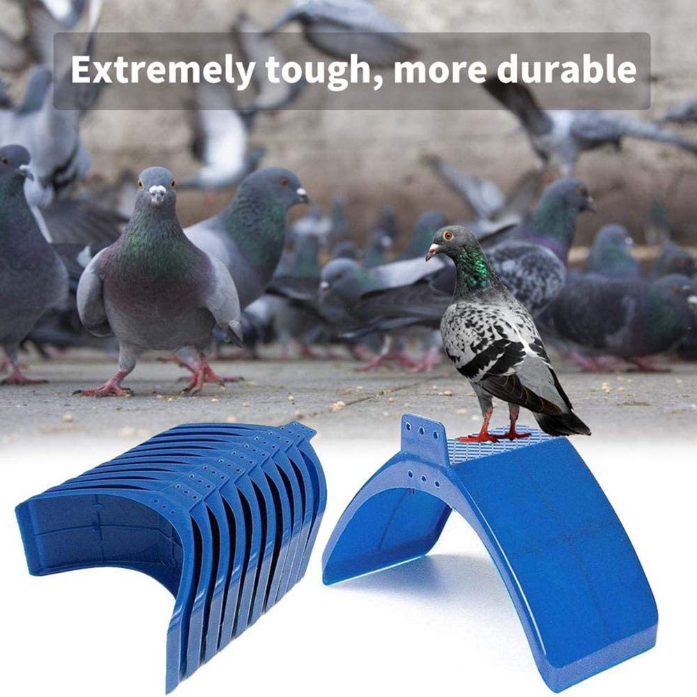 Pesandy Dove Rest Stand, 10 PCS Lightweight Pigeons Rest Stand Bird Perches for Dove Pigeon and Other Birds, Durable Plastic Pigeon Perches Roost Bird Dwelling Stand Support Cage Accessories Animals & Pet Supplies > Pet Supplies > Bird Supplies > Bird Cages & Stands PeSandy   