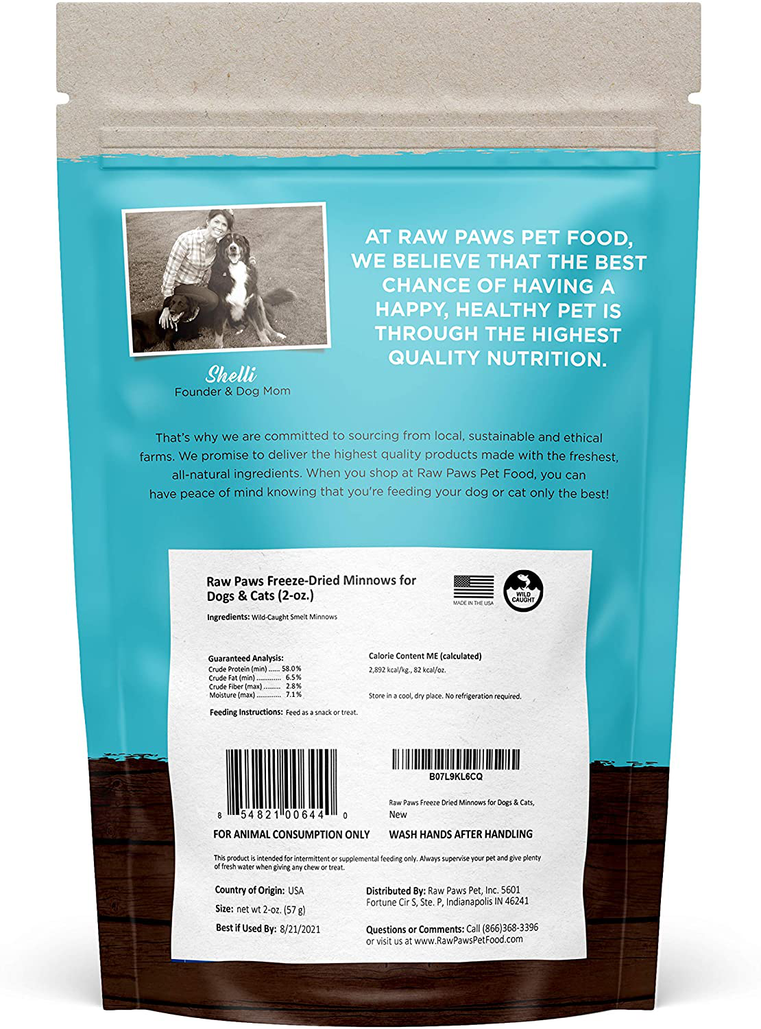 Raw Paws USA Freeze Dried Minnows for Dogs & Cats, 2-Oz - Grain Free Fish Dog Treats - Dried Minnows for Cats - Single Ingredient Minnow Treats for Dogs - Natural Fish Cat Treats - Dog Fish Treats Animals & Pet Supplies > Pet Supplies > Cat Supplies > Cat Treats Raw Paws   