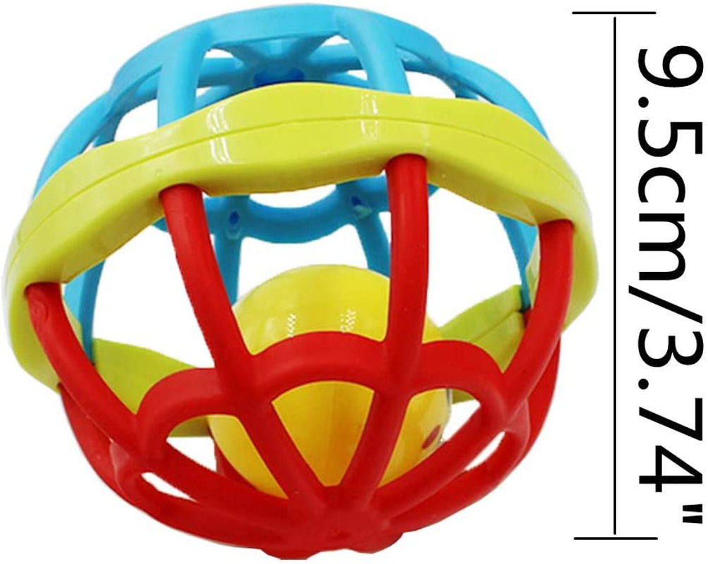 Bird Ball Foot Talon Toy for Chewing Training，Parrots Treat Tabletop Puzzle Ball Toy，Soft Rubber Bird Grinding Beak Ball，Bird Cage Playpen Gym Playground Decor for Cockatiels Conures African Grey Animals & Pet Supplies > Pet Supplies > Bird Supplies > Bird Gyms & Playstands QBLEEV   