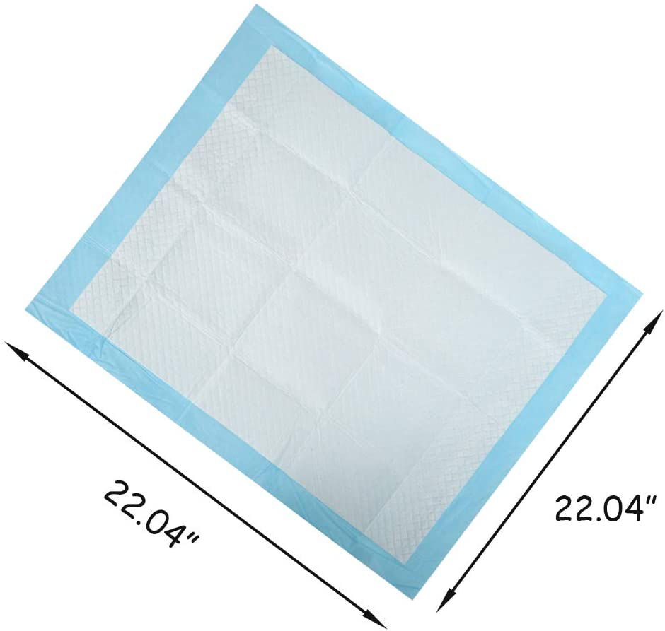 Kathson Rabbits Disposable Diaper Cage Pad Super Absorbent Healthy Cleaning Underpads for Guinea Pigs,Hedgehogs, Hamsters, Chinchillas, Cats, Reptiles and Other Small Animals(50 PCS Blue) Animals & Pet Supplies > Pet Supplies > Small Animal Supplies > Small Animal Bedding kathson   