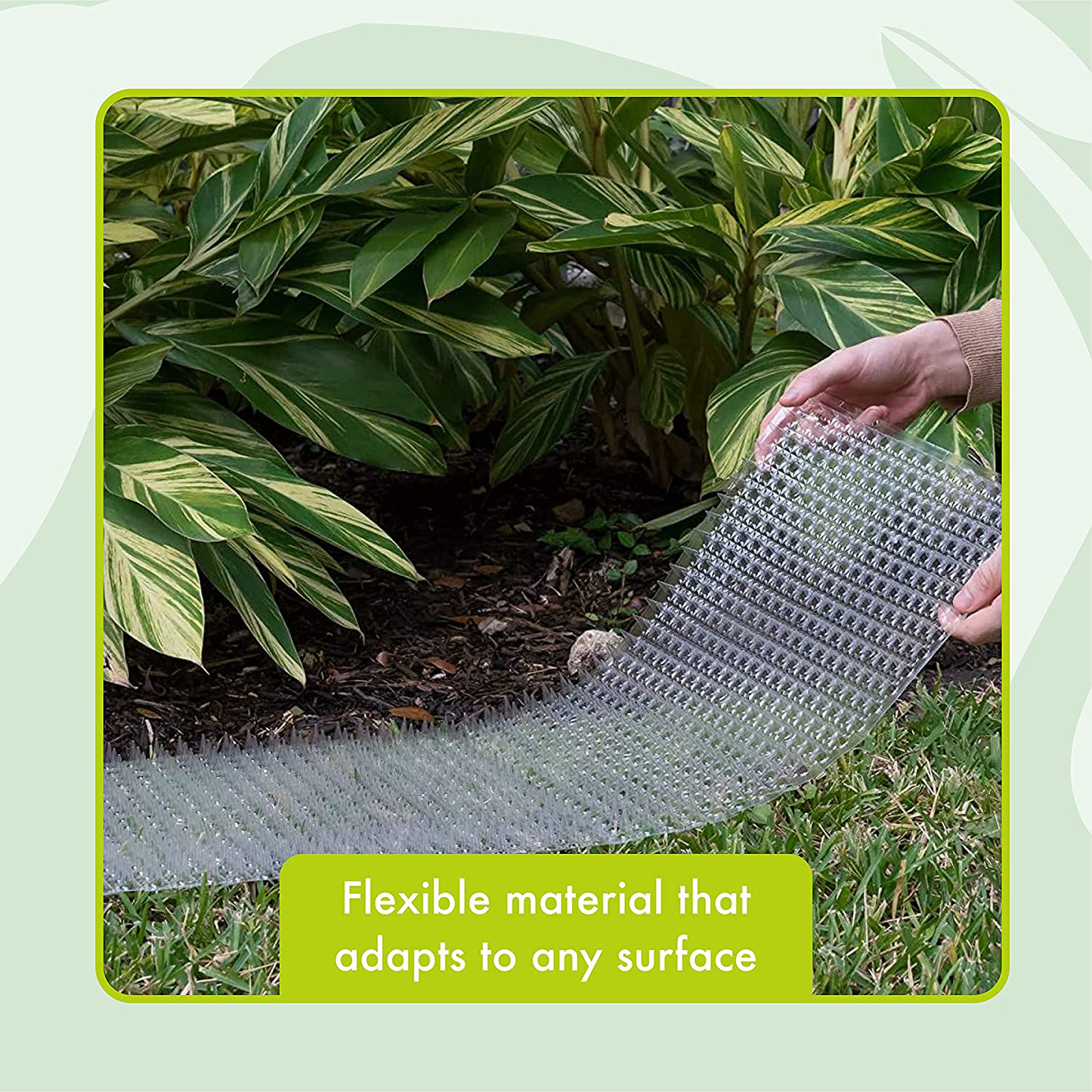 Homarden Cat Deterrent Outdoor Mat: Pet Deterrent Mats for Cats and Dogs - Indoor/Outdoor Deterrent Training Spike Mat Devices - Keep Away Cats Plastic Mats with Spikes - 16 X 13 Inches, 6 Pack Animals & Pet Supplies > Pet Supplies > Cat Supplies > Cat Furniture Homarden   