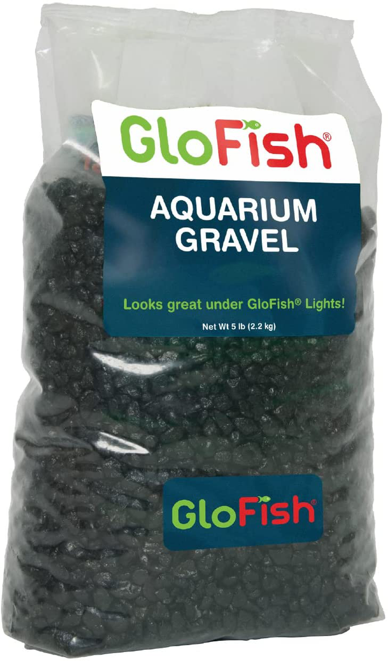 Glofish Aquarium Gravel, Fluorescent Colors, Complements Glofish Tanks, 5-Pound Bag Animals & Pet Supplies > Pet Supplies > Fish Supplies > Aquarium Decor GloFish Solid Black  
