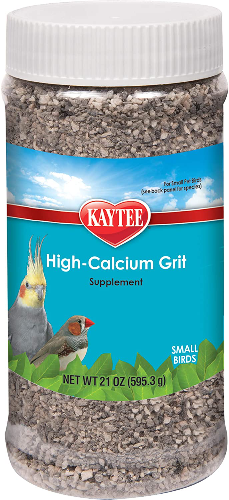 Kaytee Hi-Calcium Grit for Small Birds - Jar 21 Oz