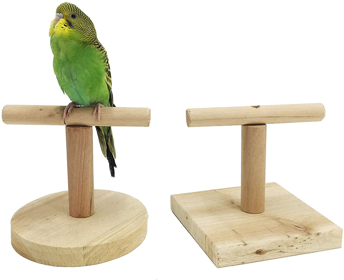 MINORPET Birds Stand, Wood Bird Perch Training Playstand Playground Play Gym for Parrots/Lovebirds/Cockatiels/Parakeets and More Animals & Pet Supplies > Pet Supplies > Bird Supplies > Bird Cage Accessories MINORPET   