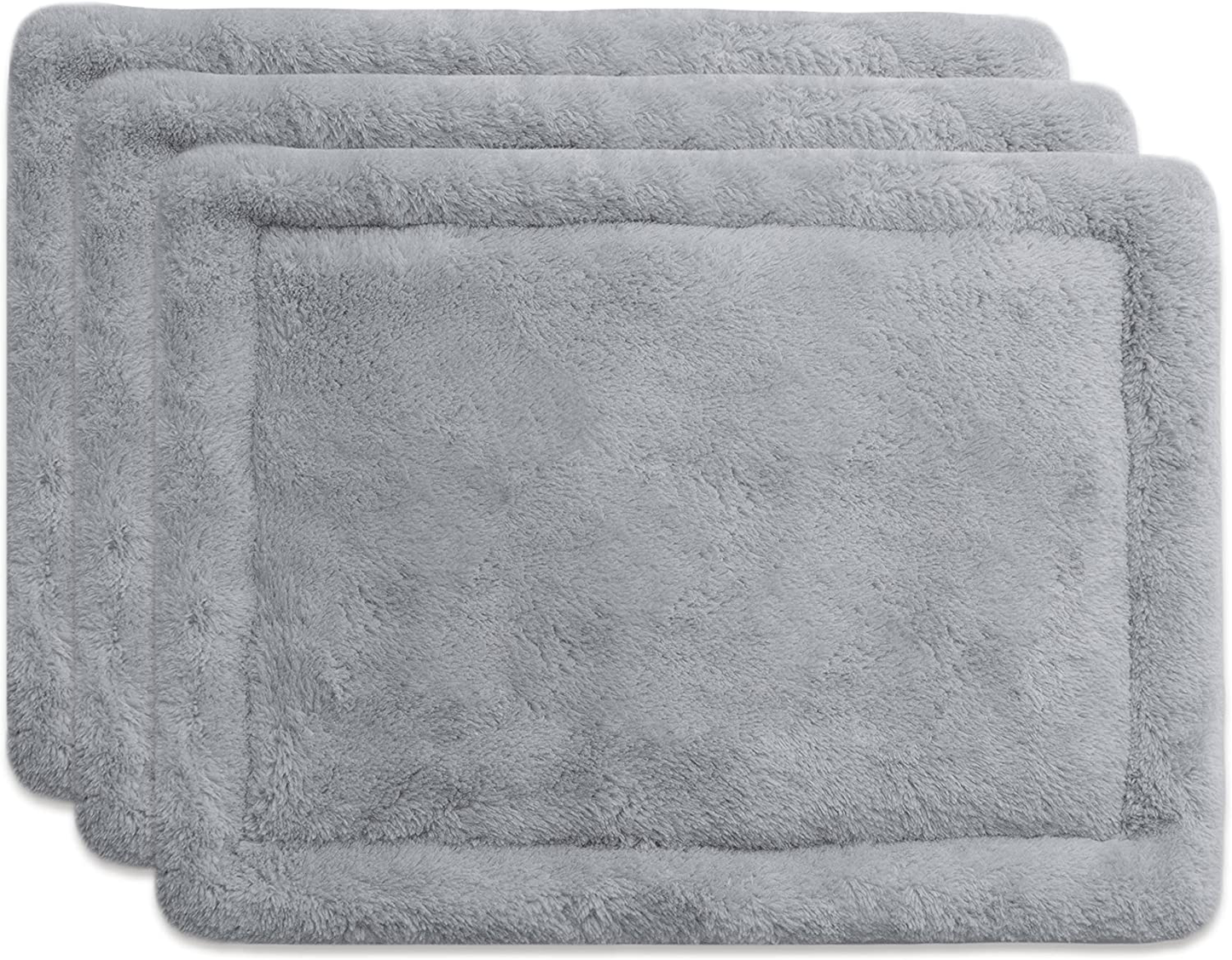 Tierecare Guinea Pig Cage Liner Fleece Bedding Super Absorbent Cage Liners Waterproof&Washable Guinea Pig Pee Pads for Small Animal Rabbit Reusable Animals & Pet Supplies > Pet Supplies > Small Animal Supplies > Small Animal Bedding Tierecare Grey  