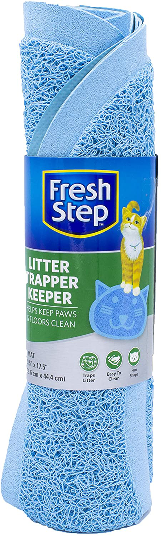 Fresh Step Recycled Plastic Litter Box and Cleanup Products for Cats - Cat Litter Scoops, Cat Litter Box, Pet Cat Litter Accessories - Kitty Litter Scooper, Cat Box, Litter Mat, and Cat Supplies Animals & Pet Supplies > Pet Supplies > Cat Supplies > Cat Litter Box Mats Fresh Step Litter Trapper Keeper Mat  